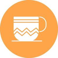 taza de diseño de icono creativo vector