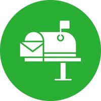 Mail Box Creative Icon Design vector