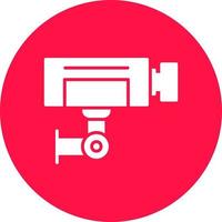 Cctv Camera Creative Icon Design vector