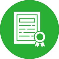 diseño de icono creativo de certificado vector