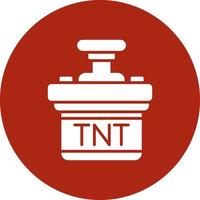 diseño de icono creativo tnt vector