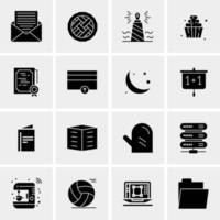 16 Universal Business Icons Vector Creative Icon Illustration to use in web and Mobile Related project