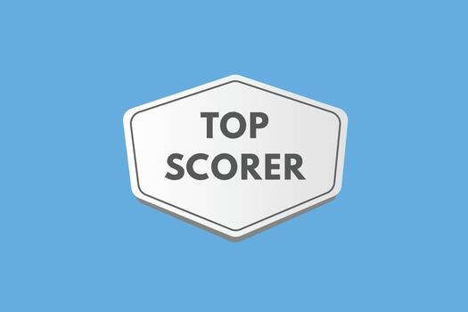top scorer Button. top scorer Sign Icon Label Sticker Web Buttons vector