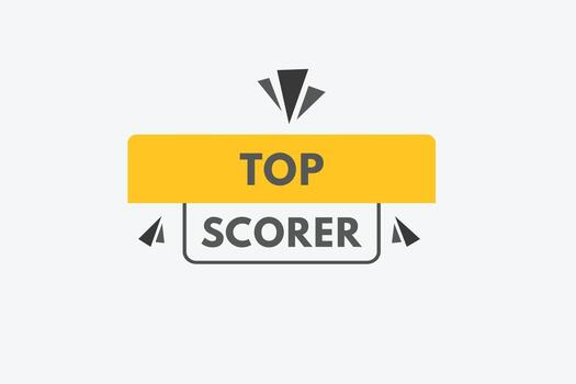 top scorer Button. top scorer Sign Icon Label Sticker Web Buttons vector