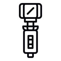 Camera stabilizer icon, outline style vector