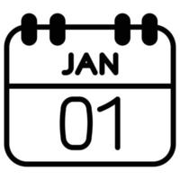 Calendar which can easily modify or edit vector