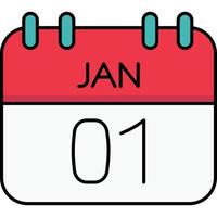 Calendar which can easily modify or edit vector