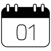 Calendar which can easily modify or edit vector