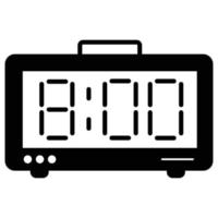 Digital Clock which can easily modify or edit vector