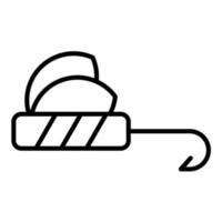 Fly-Fishing Glyph Icon vector