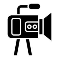 Handycam Glyph Icon vector