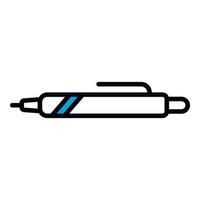 Office pen icon, outline style vector