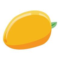 Mango icon, isometric style vector