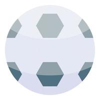 icono de balón de fútbol, estilo isométrico vector
