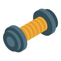 Elastic coil icon, isometric style vector