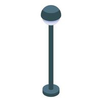 Room lamp icon, isometric style vector