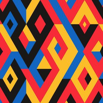 Abstract Triangle Seamless Pattern vector