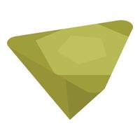 Wealthy gem icon, isometric style vector