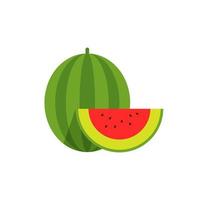 watermelon,flat design icon vector illustration