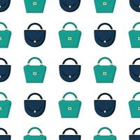 blue and green bag pattern vector