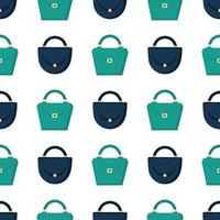 blue and green bag pattern vector