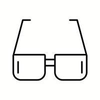 Unique Sunglasses Vector Line Icon