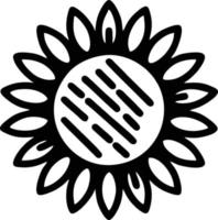 sun icon in white background, illustration of sun icon symbol in black on white background vector