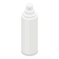 Shaving bottle icon, isometric style vector