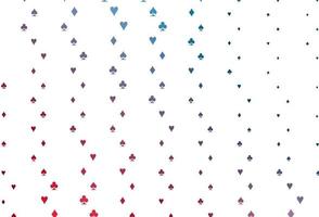 Light Blue, Red vector layout with elements of cards.
