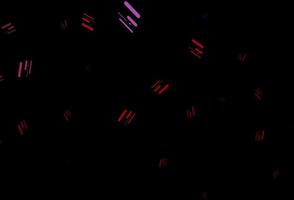 plantilla de vector azul oscuro, rojo con palos repetidos.