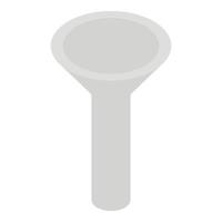 Lab filter icon, isometric style vector