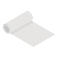 Adhesive plaster icon, isometric style vector