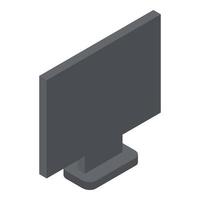 Broken computer monitor icon, isometric style vector