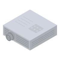 Device projector icon, isometric style vector