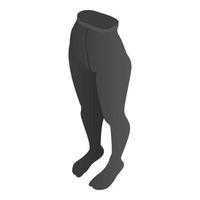 Figure tights icon, isometric style vector