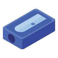 Sharpener icon, isometric style vector