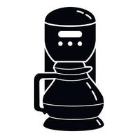 Coffee maker jug icon, simple style vector