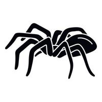 Ground spider icon, simple style vector