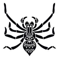 icono de araña libélula, estilo simple vector