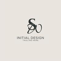 Initials SW letter monogram with elegant luxury style. Corporate identity and personal logo vector