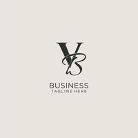 Initials VB letter monogram with elegant luxury style. Corporate identity and personal logo vector