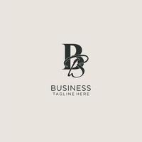 Initials BB letter monogram with elegant luxury style. Corporate identity and personal logo vector