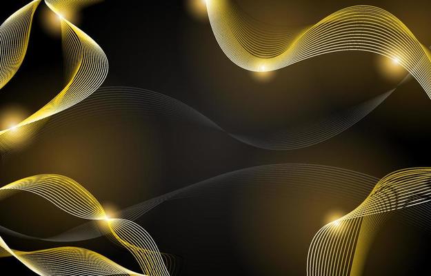 Gold Wave Vector Art, Icons, and Graphics for Free Download