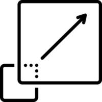 line icon for bigger vector