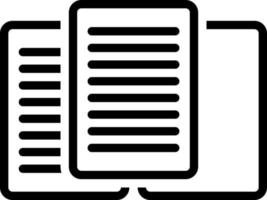 line icon for papers vector