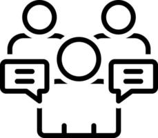 line icon for adviser vector