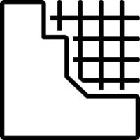 line icon for concrete vector