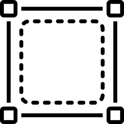 line icon for square