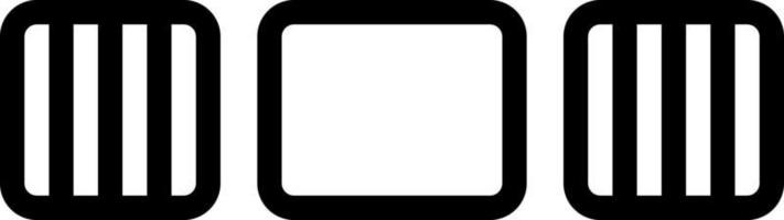 line icon for spaces vector