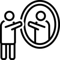 line icon for itself vector